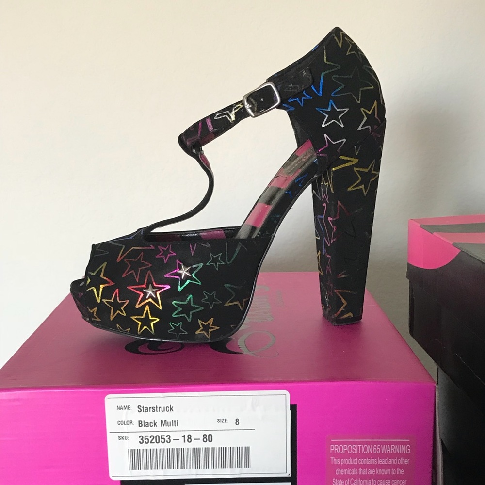 Multi-colored heels